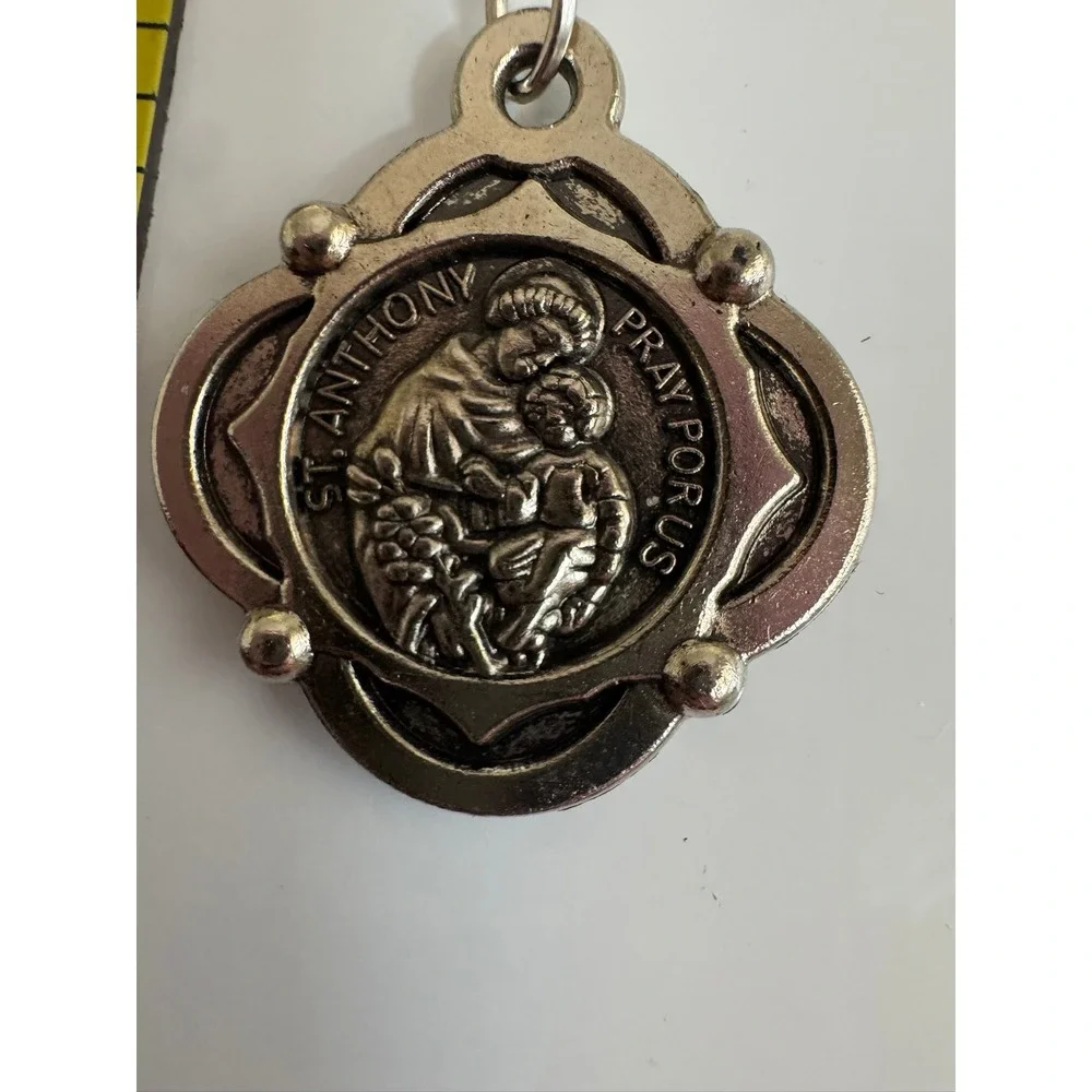 St Anthony Franciscan Friars of the‎ Atonement Graymoor Medal Keychain